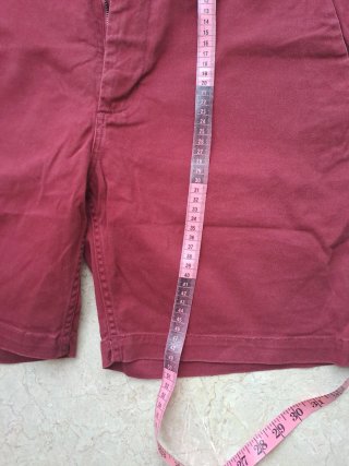 Pantalón corto chino DC rojo