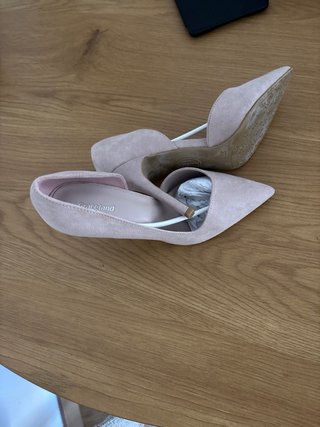 Zapatos tacón Graceland rosa 8 cm