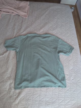 Camiseta oversize verde