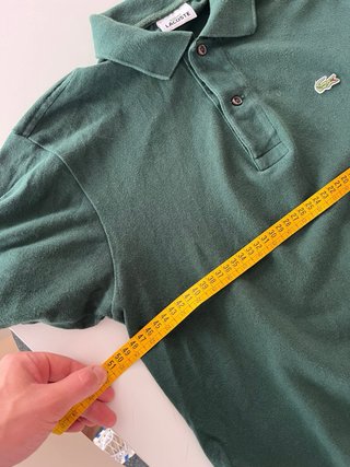 Polo Lacoste Verde Talla M