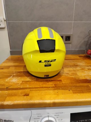 Casco Moto LS2 V-Tech Talla S Amarillo