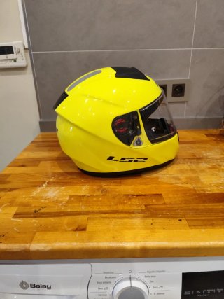 Casco Moto LS2 V-Tech Talla S Amarillo