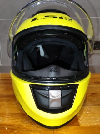 Casco Moto LS2 V-Tech Talla S Amarillo