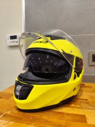 Casco Moto LS2 V-Tech Talla S Amarillo