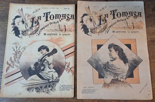 Lote de 367 revistas “La Tomasa”, setmanari català