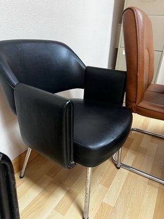 Sillas de despacho negras (2 unidades)