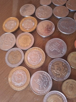 Lote monedas EEUU, Argentina, Israel
