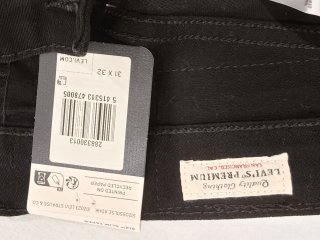 Pantalón Levi's 512 Slim Taper Negro Hombre