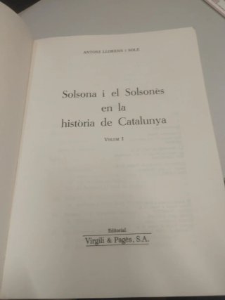 Solsona i el Solsonès en la història de Catalunya
