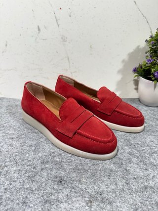 Mocassini donna rossi n.37