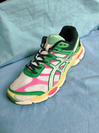 Zapatillas Asics Hombre Verde y Rosa