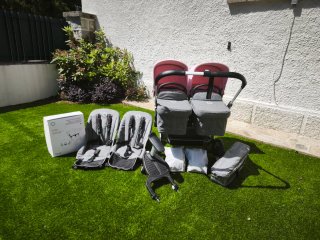 Bugaboo Donkey Silla Gemelar + Accesorios