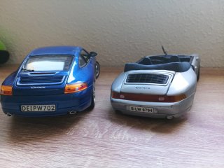 Lote 2 Miniaturas Porsche 1:18