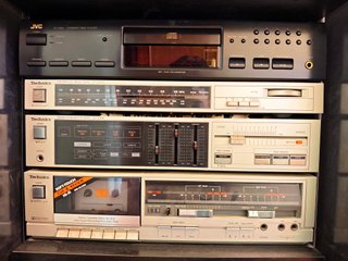 Equipo Sonido Technics JVC + Mueble