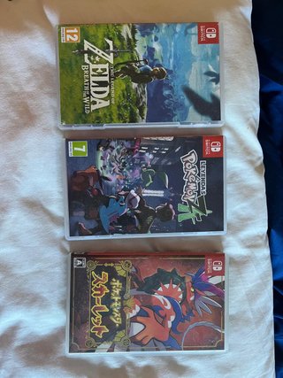 Juegos Nintendo Switch: Zelda BOTW, Pokémons