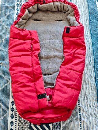 Saco para carrito de bebé rojo, marca bbest