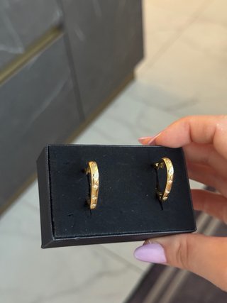 Orecchini Cuore Argento 925 Dorato
