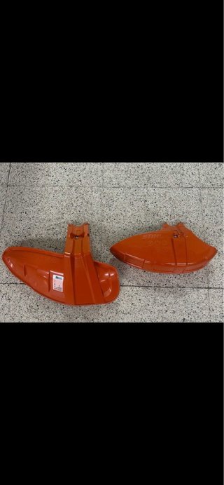 Protectores desbrozadora disco y hilo naranja
