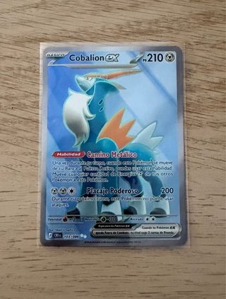 Carta Pokémon Cobalion EX 103/086
