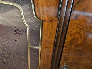 Aparador antiguo madera con espejo