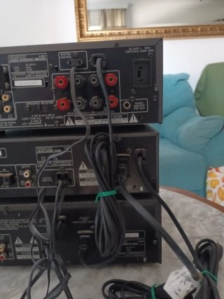Equipo de música Kenwood plata