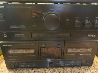 Equipo de música Technics negro