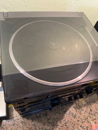 Equipo de música Technics negro