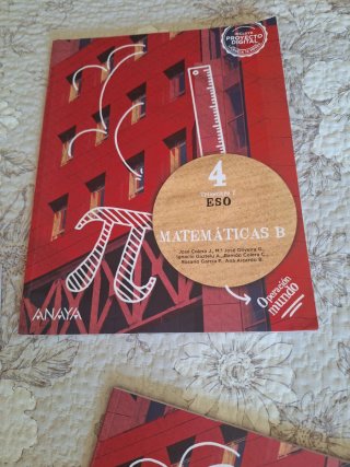 Matemáticas B. 4o de ESO