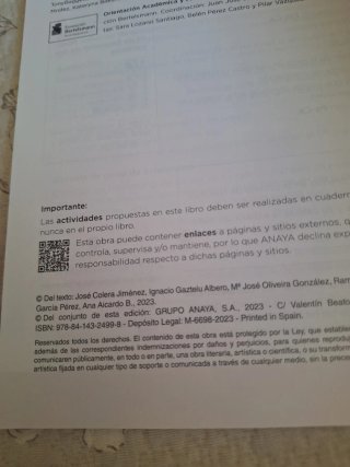 Matemáticas B. 4o de ESO