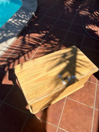 Baúl de madera para juguetes