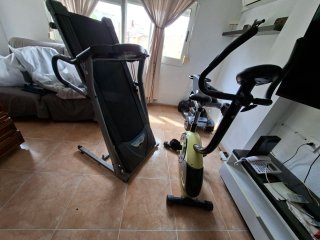 Cinta y Bicicleta Estática