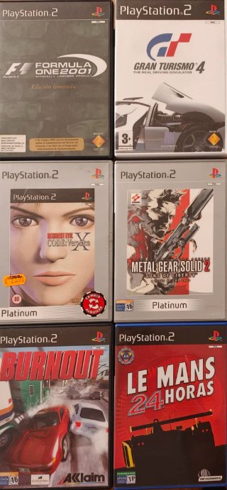 Pack 6 Juegos PS2