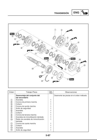 Manual Taller Yamaha YZF-R6(R) 2003