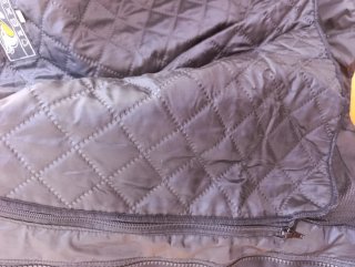 Chaqueta Moto Jet Negra Azul Blanca Talla S