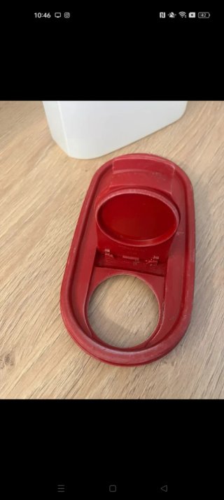 Tupperware Vintage Tampa Vermelha
