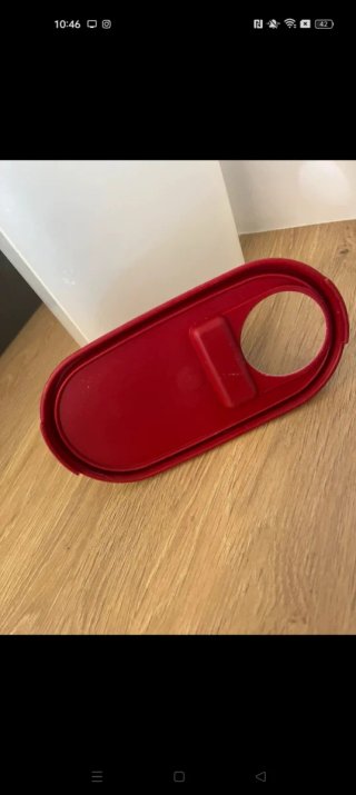 Tupperware Vintage Tampa Vermelha