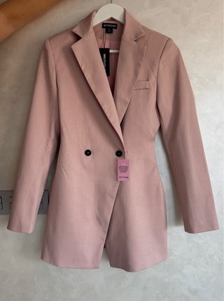 Blazer PrettyLittleThing Rosa Talla XXS