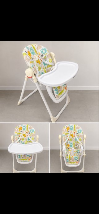 Trona de bebé con estampado divertido
