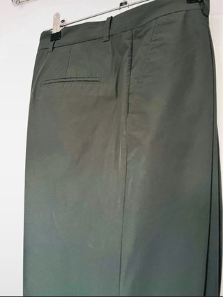 Pantalón COS verde salvia algodón y polièster T:XS