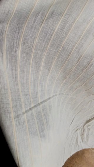 Tela per tende a righe beige