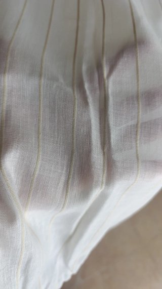 Tela per tende a righe beige