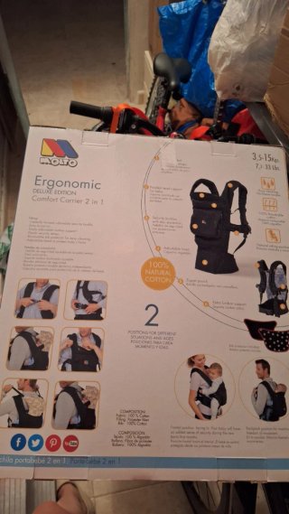 Mochila Portabebés Ergonómica Molto 2 en 1