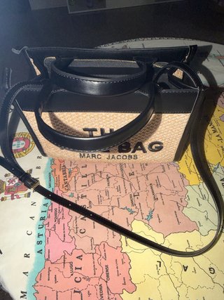 Bolso Marc Jacobs The Tote Bag Beige/Negro