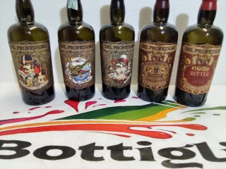 Set 5 BOTTIGLIE VUOTE DEL PROFESSORE