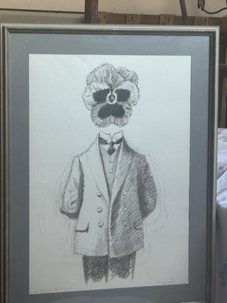 Coppia disegni originali firmati L. DIANDREA