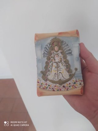 Marco Virgen del Rocío Vintage Pequeño