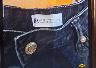 Pantalones cargo Zara negros