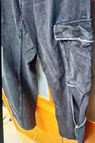 Pantalones cargo Zara negros