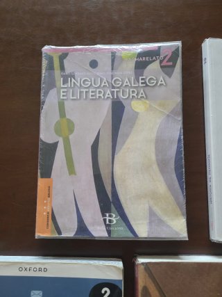 Lote 5 libros 2 bachillerato Galicia