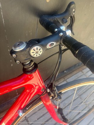Bicicleta Massi de Carbono Roja